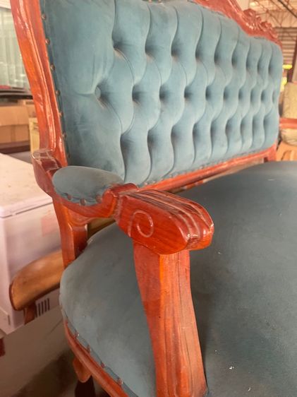 โซฟาหลุยส์ไม้สักมือสองสภาพดี รูปที่ 6