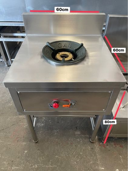 เตาไทยหนึ่งหัวมือสองสภาพเหมือนใหม่  พร้อมใช้งานสแตนเลสแท้เกรด 304