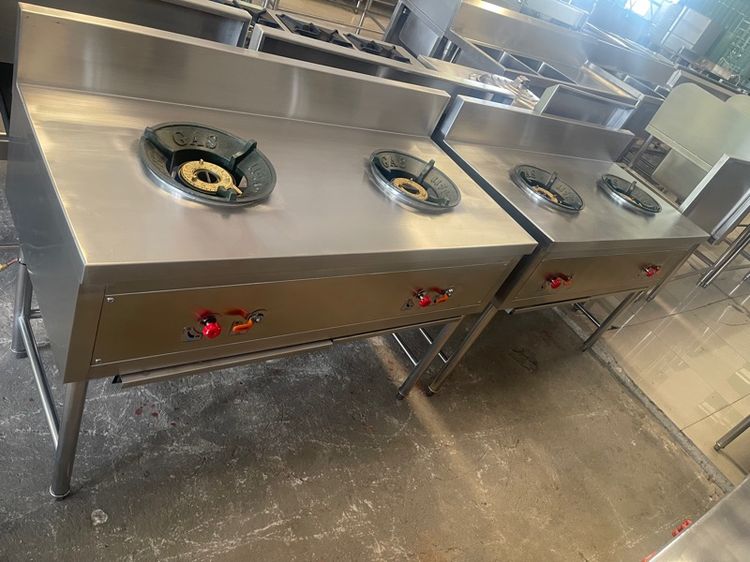 เตาไทยสองหัวมือสองสภาพดีเลทหนาพร้อมใช้งานใช้งาน รูปที่ 12