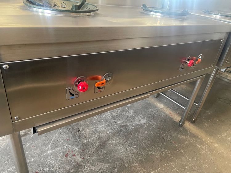 เตาไทยสองหัวมือสองสภาพดีเลทหนาพร้อมใช้งานใช้งาน รูปที่ 10