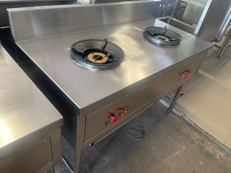 เตาไทยสองหัวมือสองสภาพดีเลทหนาพร้อมใช้งานใช้งาน รูปที่ 13