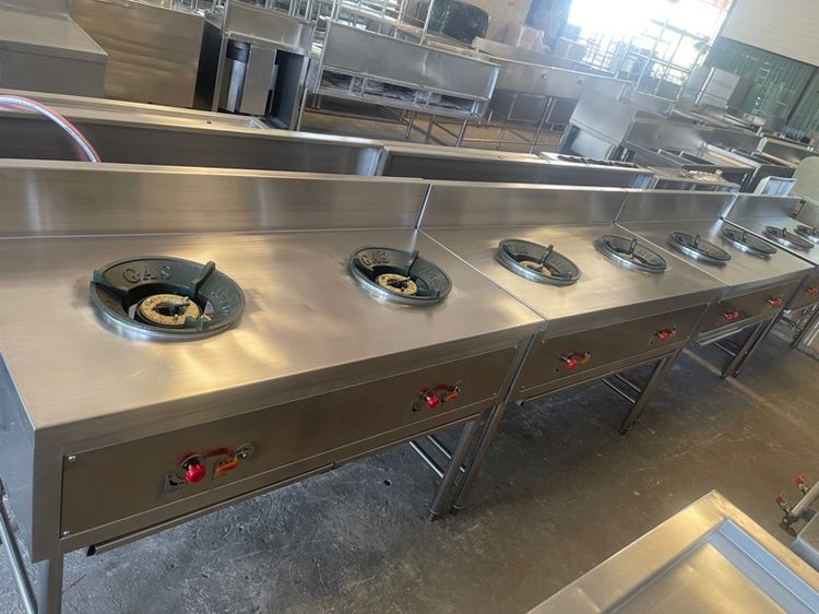 เตาไทยสองหัวมือสองสภาพดีเลทหนาพร้อมใช้งานใช้งาน รูปที่ 3