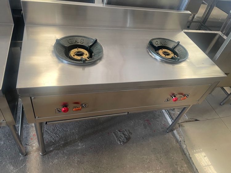 เตาไทยสองหัวมือสองสภาพดีเลทหนาพร้อมใช้งานใช้งาน รูปที่ 7