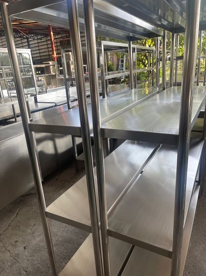 ชั้นวางของสแตนเลสแท้งานหนาเกรด 304 มือสองเหมือนใหม่ รูปที่ 3