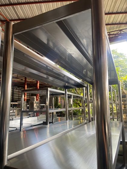 ชั้นวางของสแตนเลสแท้งานหนาเกรด 304 มือสองเหมือนใหม่ รูปที่ 6