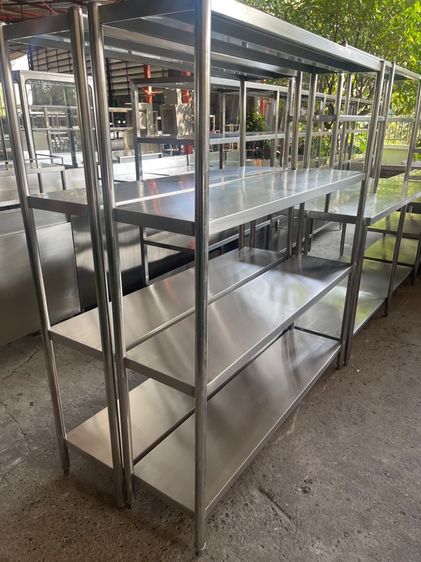 ชั้นวางของสแตนเลสแท้งานหนาเกรด 304 มือสองเหมือนใหม่ รูปที่ 2