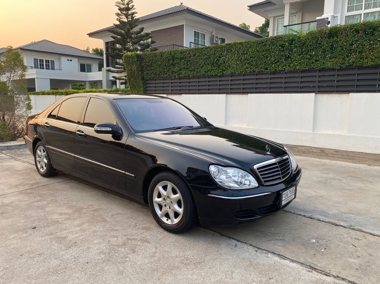 Mercedes-Benz S-Class 2005 S280 Sedan เบนซิน ไม่ติดแก๊ส เกียร์อัตโนมัติ ดำ รูปที่ 2