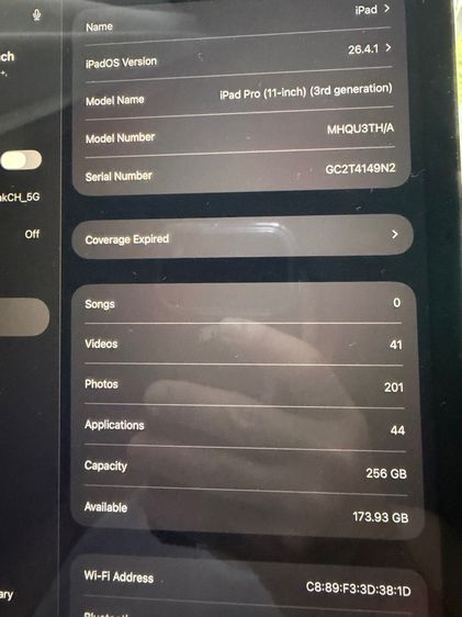 ขาย iPad Pro 11” m1 256GB Wifi  รูปที่ 6