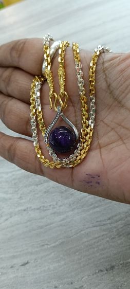 จี้หินอเมทิสแท้พร้อมสร้อยใส่อาบน้ำได้ รูปที่ 14