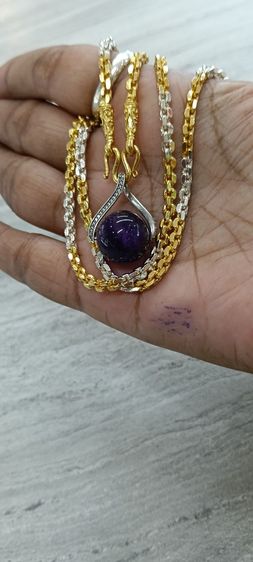 จี้หินอเมทิสแท้พร้อมสร้อยใส่อาบน้ำได้ รูปที่ 16