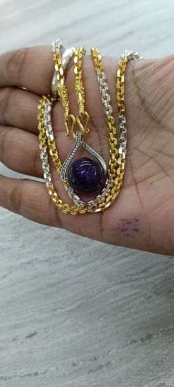 จี้หินอเมทิสแท้พร้อมสร้อยใส่อาบน้ำได้ รูปที่ 12