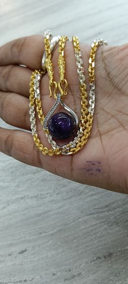 จี้หินอเมทิสแท้พร้อมสร้อยใส่อาบน้ำได้ รูปที่ 11