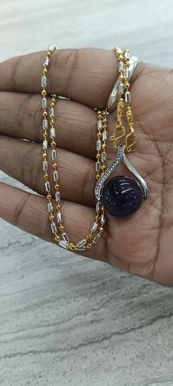 จี้หินอเมทิสแท้พร้อมสร้อยใส่อาบน้ำได้ รูปที่ 18