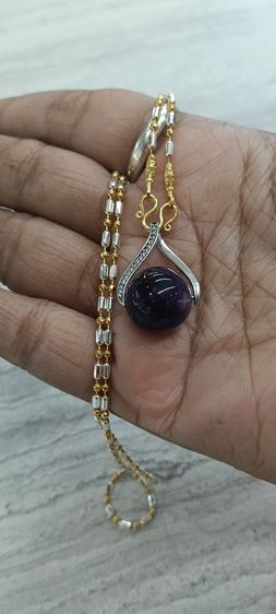 จี้หินอเมทิสแท้พร้อมสร้อยใส่อาบน้ำได้ รูปที่ 14