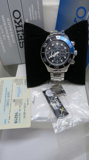 Seiko Prospex chronograph Diver’s200M  Solar Powered   รุ่น SSC781P1  BATMAN รูปที่ 12