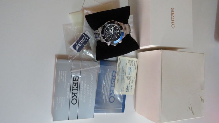 Seiko Prospex chronograph Diver’s200M  Solar Powered   รุ่น SSC781P1  BATMAN รูปที่ 11