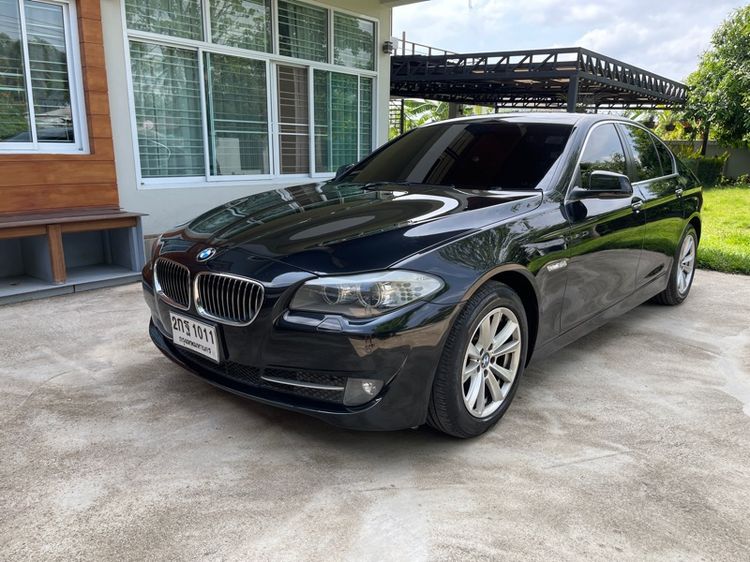 BMW Series 5 2013 520i Sedan เบนซิน ไม่ติดแก๊ส เกียร์อัตโนมัติ ดำ รูปที่ 4