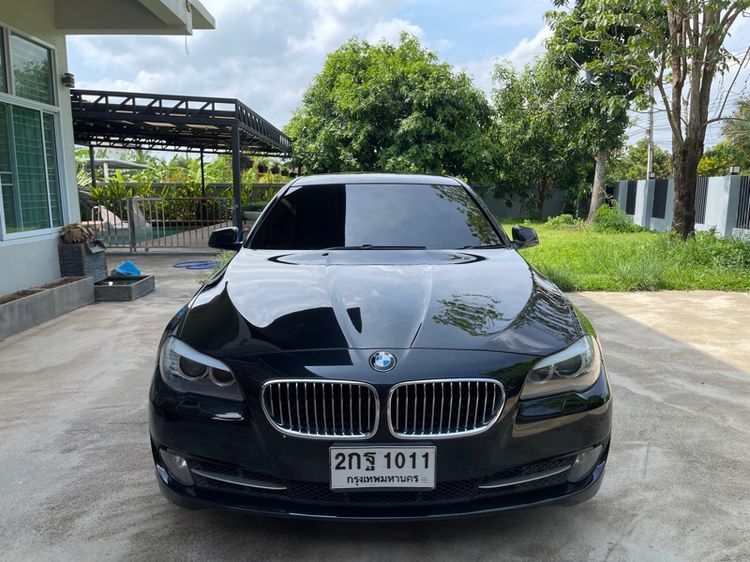 BMW Series 5 2013 520i Sedan เบนซิน ไม่ติดแก๊ส เกียร์อัตโนมัติ ดำ รูปที่ 3