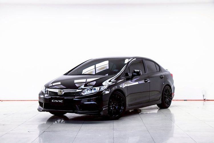 Honda Civic 2014 1.8 S i-VTEC Sedan เบนซิน ไม่ติดแก๊ส เกียร์ธรรมดา ดำ รูปที่ 4