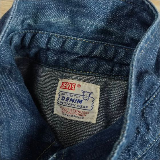 levi's strauss authentic western wear sanforized made in usa  รูปที่ 6