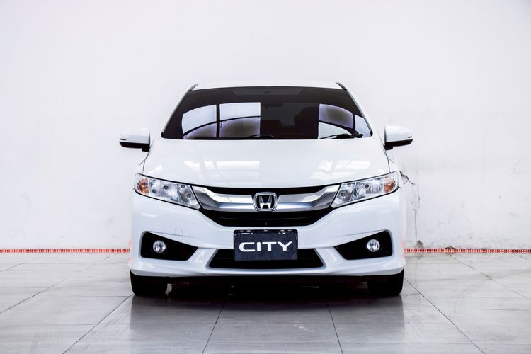Honda City 2014 1.5 Sv i-VTEC Sedan เบนซิน ไม่ติดแก๊ส เกียร์อัตโนมัติ ขาว รูปที่ 4