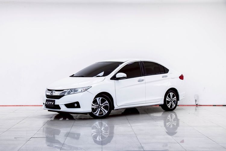 Honda City 2014 1.5 Sv i-VTEC Sedan เบนซิน ไม่ติดแก๊ส เกียร์อัตโนมัติ ขาว