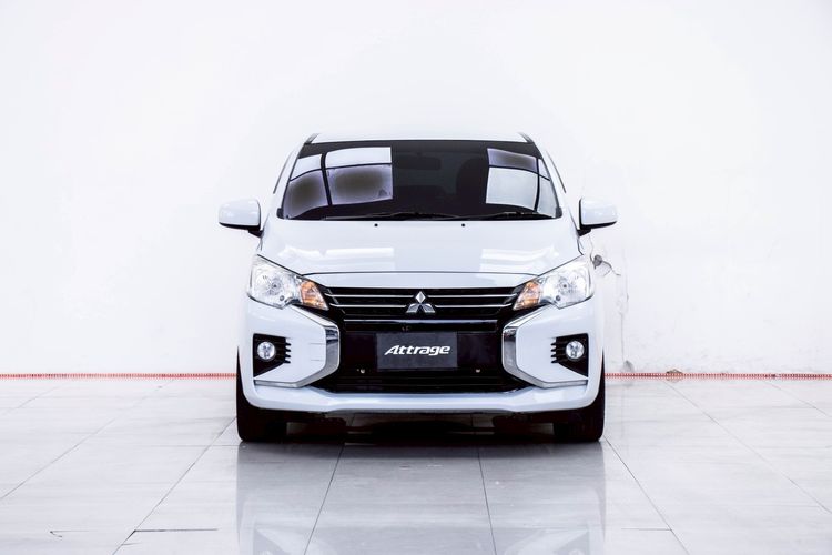 Mitsubishi Attrage 2020 1.2 GLX Sedan เบนซิน ไม่ติดแก๊ส เกียร์อัตโนมัติ ขาว รูปที่ 4