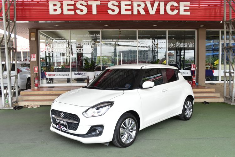 รถ Suzuki Swift 1.2 GLX สี ขาว
