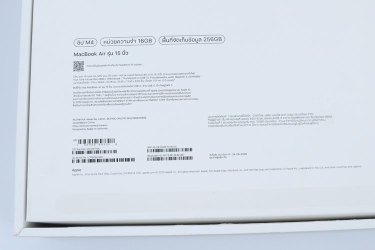 Macbook Air M4 15" 16.256GB  รูปที่ 16