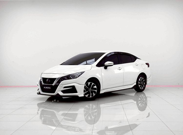 รถ Nissan Almera 1.0 VL สี ขาว