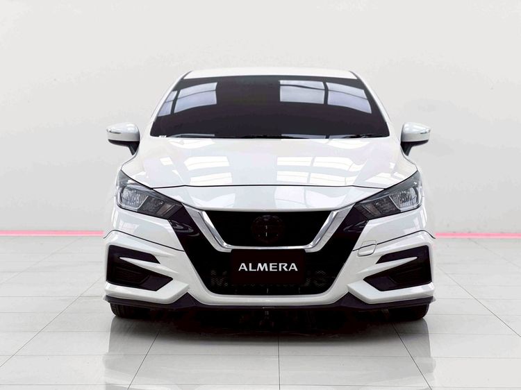 Nissan Almera 2022 1.0 VL Sedan เบนซิน ไม่ติดแก๊ส เกียร์อัตโนมัติ ขาว รูปที่ 3