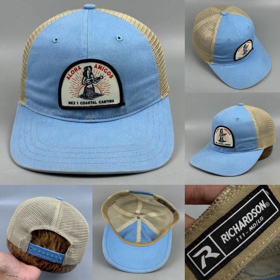 หมวกและหมวกแก๊ป หมวก RICHARDSON แท้ 💯 สภาพดีมาก ลายสวย ทรงสวย ดีเทลสวย หายากน่าสะสมครับ