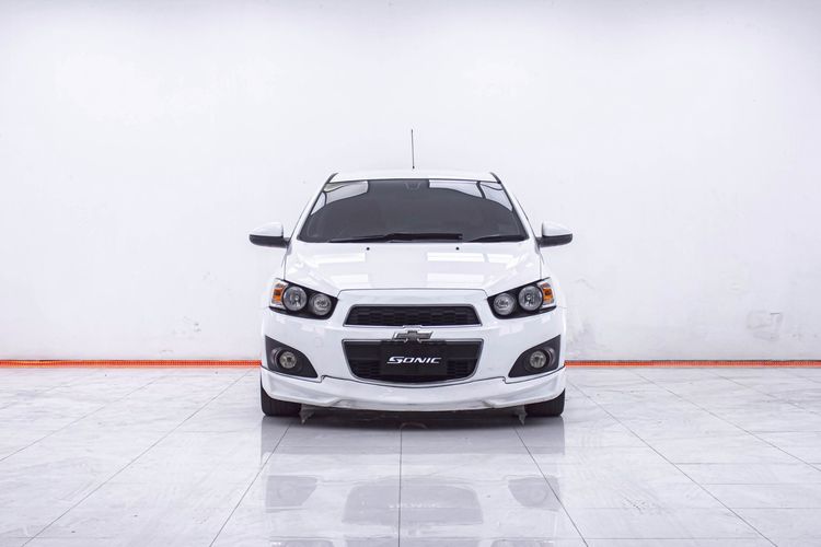 Chevrolet Sonic  2013 1.4 LT Sedan เบนซิน ไม่ติดแก๊ส เกียร์อัตโนมัติ ขาว รูปที่ 4