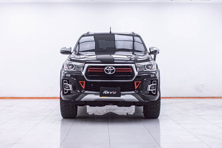 Toyota Hilux Revo 2018 2.4 Prerunner E Plus Pickup ดีเซล ไม่ติดแก๊ส เกียร์ธรรมดา ดำ รูปที่ 4