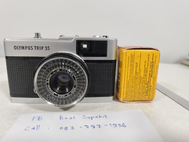 Olympus Trip 35 กล้องฟิล์มของแท้ ใช้ง่ายสุด ใส่ฟิล์มแล้วถ่ายได้เลย 3200 บาท  Olympus Trip 35 สภาพสวย 
 รูปที่ 2