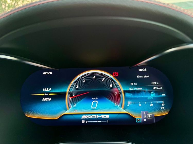 Mercedes-Benz GLC-Class 2022 GLC43 ดีเซล ไม่ติดแก๊ส เกียร์อัตโนมัติ ดำ รูปที่ 2