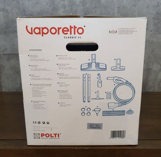ขายเครื่องพ่นไอน้ำทำความสะอาด Vaporetto Classic 65 Made Italy รูปที่ 2