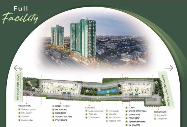 ตกแต่งครบ CM04420 ขายดาวน์ คอนโด ศุภาลัย ปาร์ค เอกมัย-พัฒนาการ Supalai Parc Ekkamai-Pattanakarn ถนนพัฒนาการ รูปที่ 4