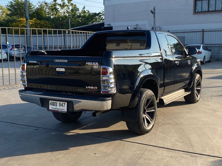 Toyota Hilux Vigo Champ 2013 Smart Cab 3.0 G Prerunner Pickup ดีเซล ไม่ติดแก๊ส เกียร์ธรรมดา ดำ รูปที่ 4