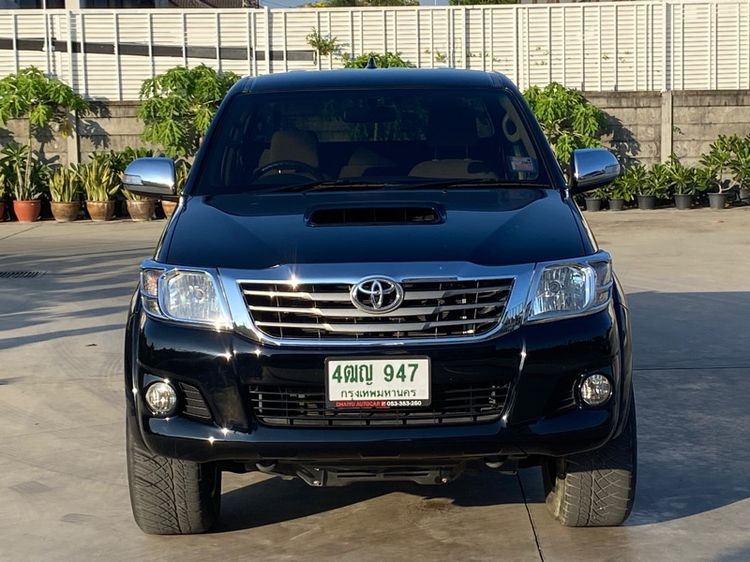 Toyota Hilux Vigo Champ 2013 Smart Cab 3.0 G Prerunner Pickup ดีเซล ไม่ติดแก๊ส เกียร์ธรรมดา ดำ รูปที่ 3