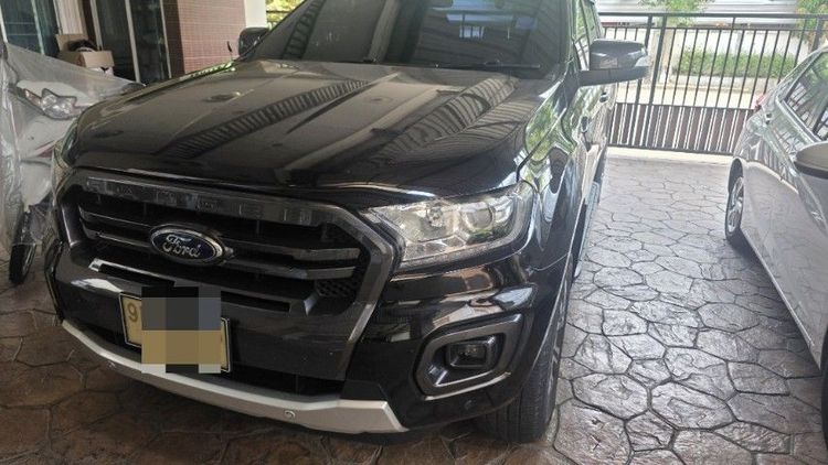 รถ Ford Ranger 2.0 Hi-Rider Wildtrak สี ดำ