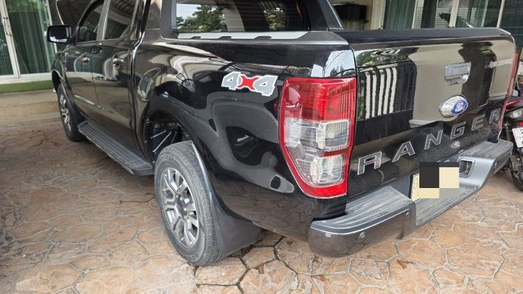 Ford Ranger 2019 2.0 Hi-Rider Wildtrak Pickup ดีเซล ไม่ติดแก๊ส เกียร์อัตโนมัติ ดำ รูปที่ 2