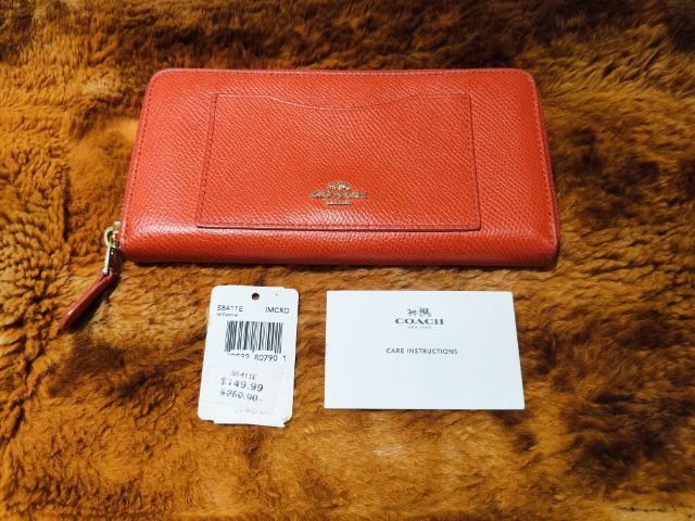 กระเป๋าสตางค์หนัง coach รูปที่ 4