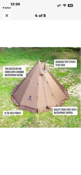 OneTigris Rock Fortress Hot Tent รูปที่ 3