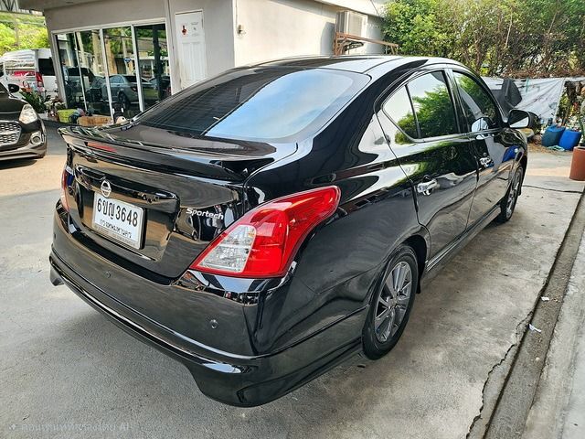 Nissan Almera 2016 1.2 VL Sportech Sedan เบนซิน ไม่ติดแก๊ส เกียร์อัตโนมัติ ดำ รูปที่ 4