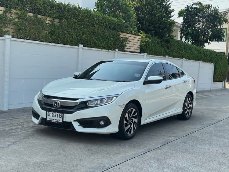 Honda Civic 2017 1.8 EL i-VTEC Sedan เบนซิน ไม่ติดแก๊ส เกียร์อัตโนมัติ ขาว รูปที่ 2