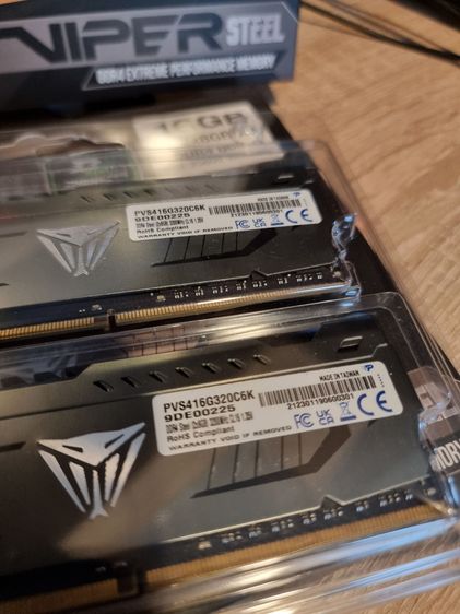 ขาย Ram PATRIOT VIPER STEEL DDR4 Bus 3200Mhz 16GB (2x8GB) รูปที่ 4