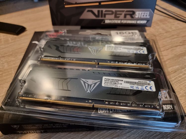 ขาย Ram PATRIOT VIPER STEEL DDR4 Bus 3200Mhz 16GB (2x8GB) รูปที่ 3
