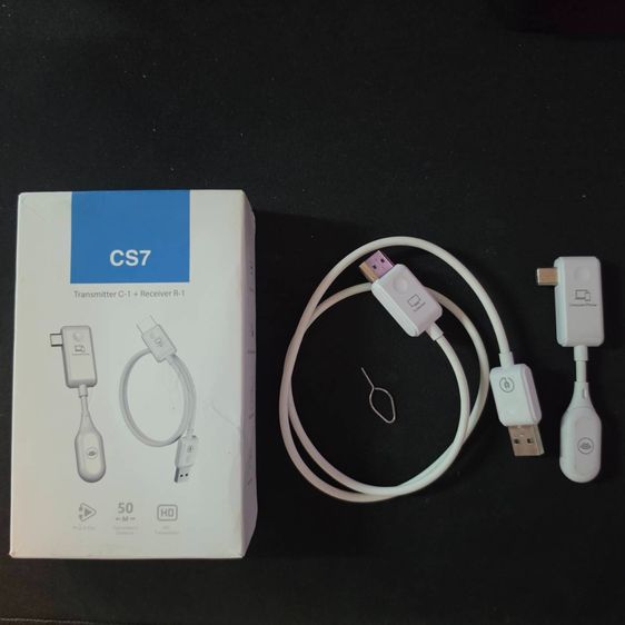 อุปกรณ์สะท้อนหน้าจอแบบไร้สาย CS7 TYPE C to HDMI