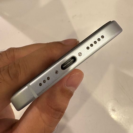 iphone15 128gb สีblue เครื่องศูนย์ไทย สภาพใหม่ สุขภาพแบต 87เปอร์เซ็นต์ รูปที่ 4